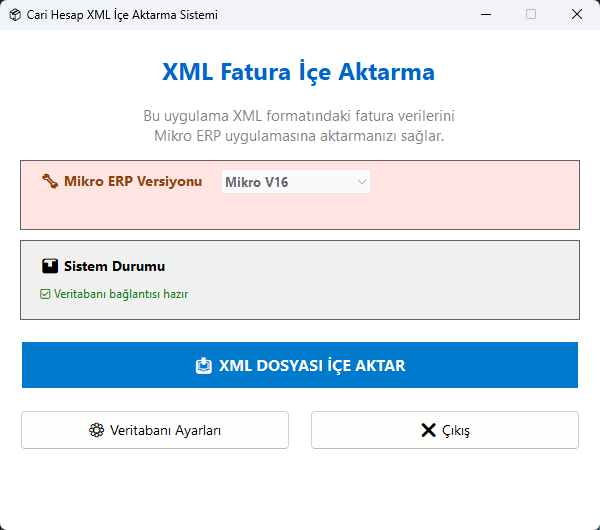 XML Fatura Entegrasyon