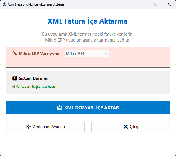 XML Fatura Entegrasyon